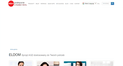Desktop Screenshot of eldom.eu