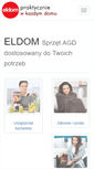 Mobile Screenshot of eldom.eu